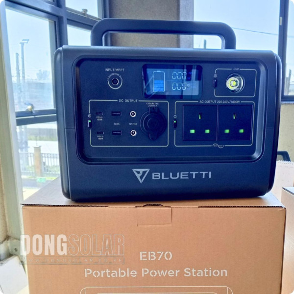 Bluetti 1000W Powerstation EB70 716Wh (Surge 1400W)