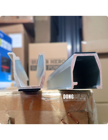 Aluminum Mini Rails for Roof Mounting | 25cm