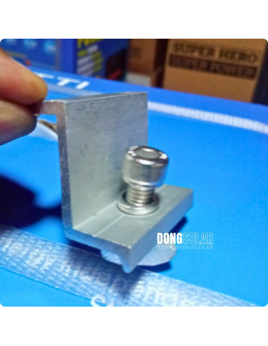 Aluminum End Clamps for Roof Mounting