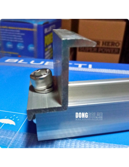 Aluminum End Clamps for Roof Mounting
