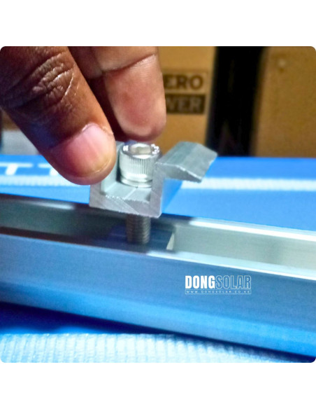 Aluminum MID Clamps for Roof Mounting