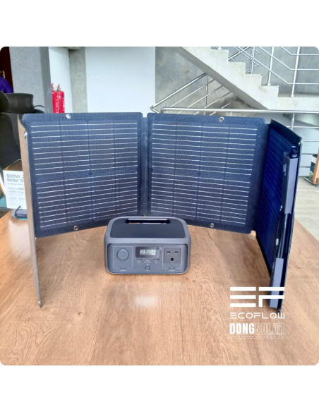 EcoFlow RIVER 3 (245Wh) Portable Power Station + 110W Solar Panel Bundle