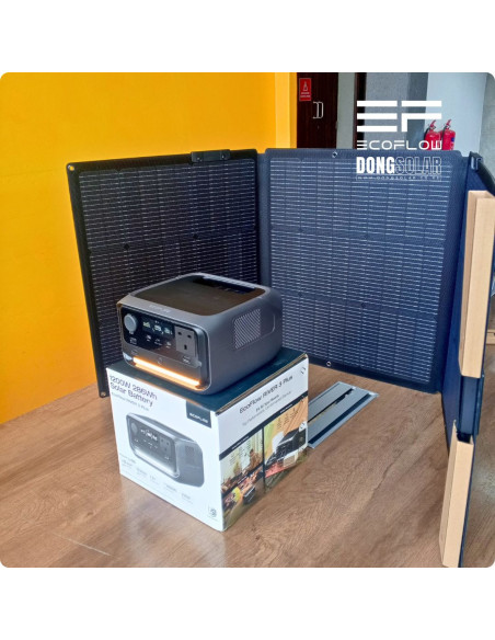 EcoFlow RIVER 3 Plus 268Wh Power Station (600W) + 160W Solar Panel Bundle