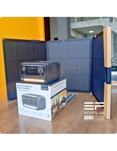 EcoFlow RIVER 3 Plus 268Wh Power Station (600W) + 160W Solar Panel Bundle