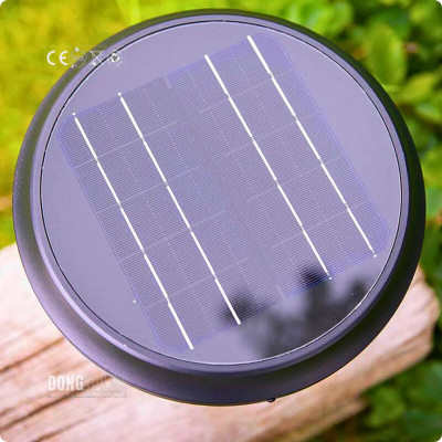 Solar Bollard 70cm Lawn Garden Light Warm White Bollard