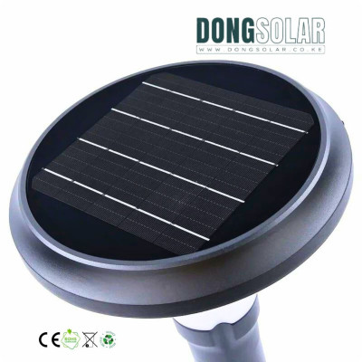 Solar Bollard 70cm Lawn Garden Light Warm White Bollard