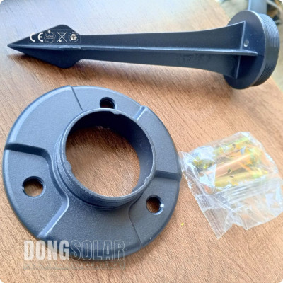 Solar Bollard 70cm Lawn Garden Light Warm White Bollard