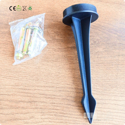 Solar Bollard 80cm 15W Lawn Garden Light Warm White Bollard