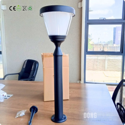 Solar Bollard 80cm 15W Lawn Garden Light Warm White Bollard