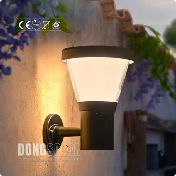 15W Solar Wall Light Warm White DS2106