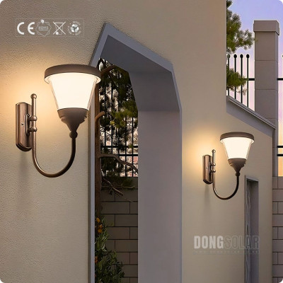 Solar Wall Light Warm White 15W DS2106