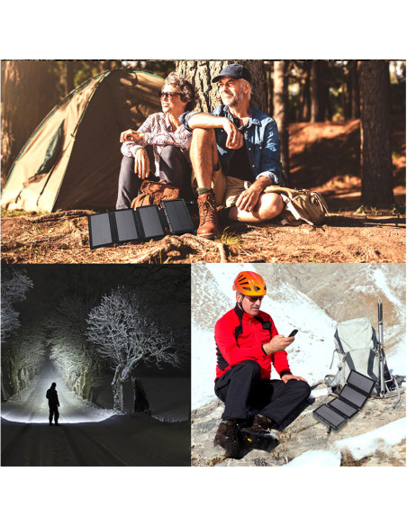 20000mAh Solar Power Bank – 4 Foldable Panels
