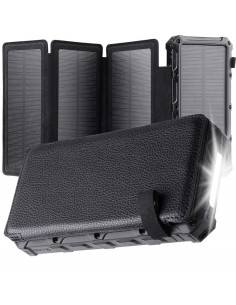 20000mAh Solar Power Bank – 4 Foldable Panels