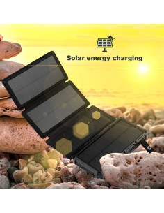 20000mAh Solar Power Bank – 4 Foldable Panels 2