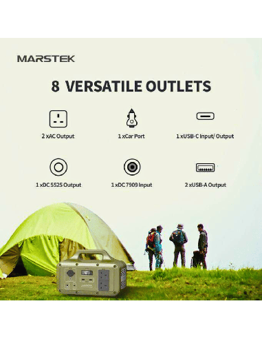 MARSTEK S500S Portable Power Station | 500W 510Wh