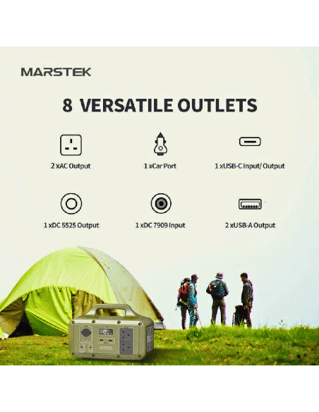 MARSTEK S500S Portable Power Station | 500W 510Wh