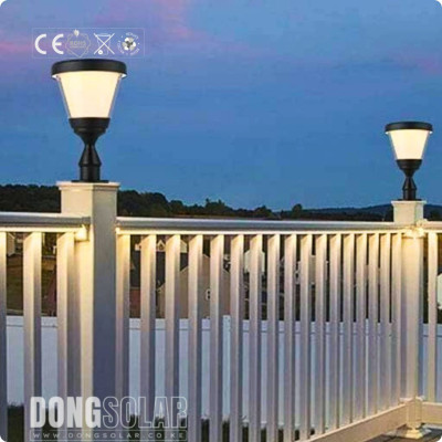 Solar Pillar Wall Gate Lights 15w DS2106