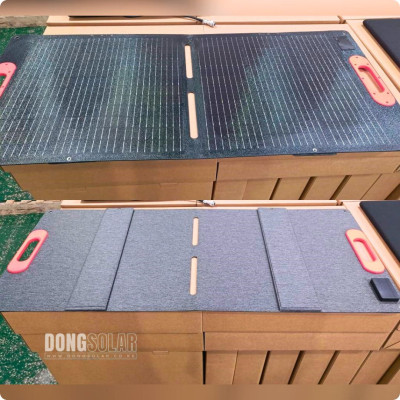 100W Portable Solar panel  with USB-c, USB3.0 and DC Output 18V