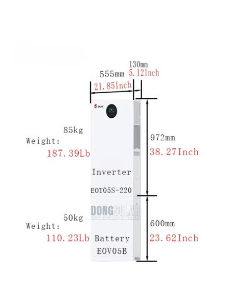 SRNE 5kW 5.12kWh All-in-One Solar System SR-EOT05S
