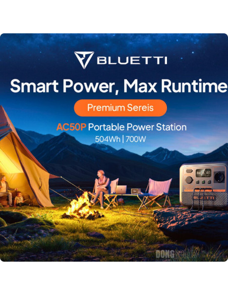 BLUETTI AC50P Portable Power Station | 700W 504Wh