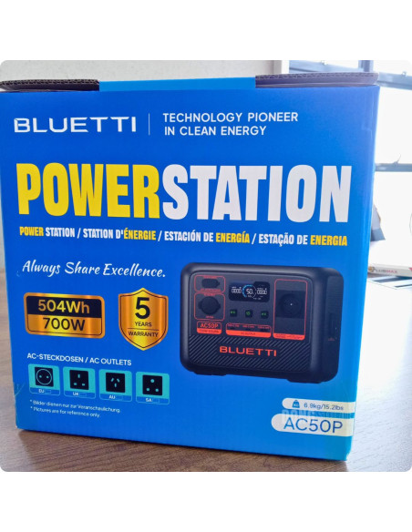 BLUETTI AC50P Portable Power Station | 700W 504Wh
