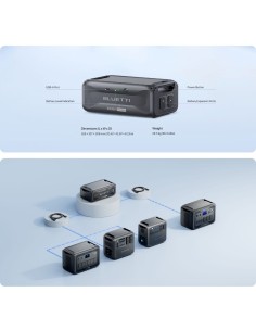Bluetti B300K 2764Wh Expansion Battery | LiFePO4 Battery Module for AC200L, AC300, AC500 2