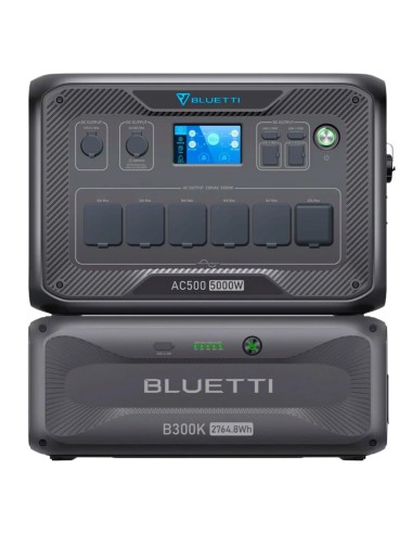 5kW Bluetti AC500 + B300K Battery Combo | 5000W Modular Power Station | 2764Wh LiFePO4 Home Backup