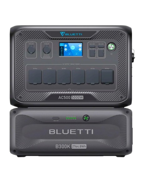 5kW Bluetti AC500 + B300K Battery Combo | 5000W Modular Power Station | 2764Wh LiFePO4 Home Backup