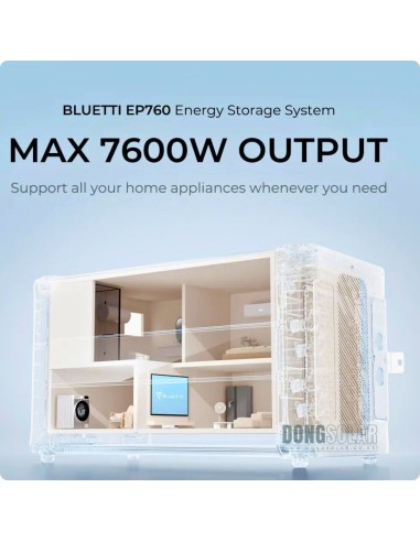 Bluetti EP760 + B500 Home Battery System | 7.6kW Hybrid Inverter | 5kWh - 20kWh LiFePO4 ESS