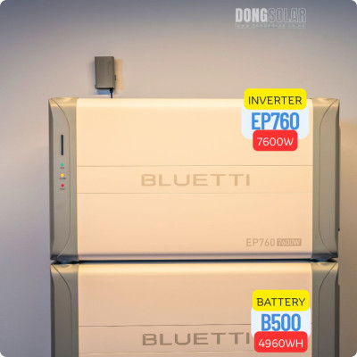 Inverter EP760 +  5KW Lithium Battery B500 Modular