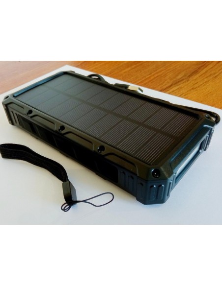 36000mAh Qi Solar Powerbank BLACK
