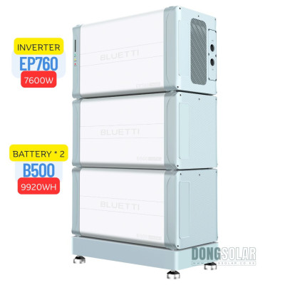 Inverter EP760 7600W +  10KW Lithium Battery B500 Expandable