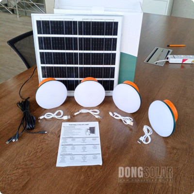 Portable Solar Lamps 4lamps in1 20aH
