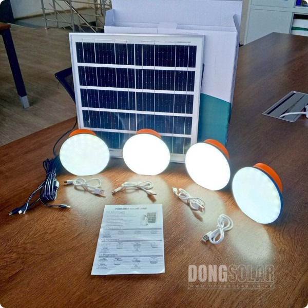 Portable Solar Lamps 4lamps in1 20aH