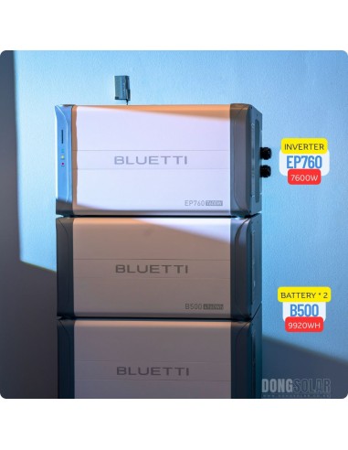 Bluetti EP760 Home Battery System | 7.6kW Hybrid Inverter + 10kWh B500 ESS
