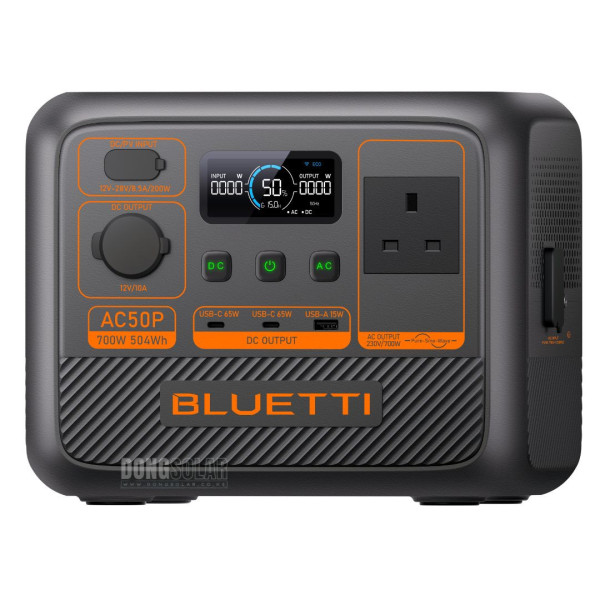Bluetti 700W Powerstation AC50P 504Wh (Surge 1200W)