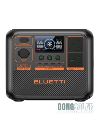 BLUETTI AC70P Portable Power Station | 1000W 864Wh