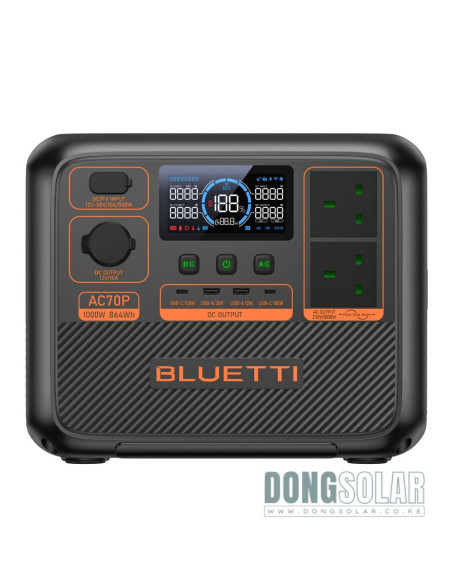 BLUETTI AC70P Portable Power Station | 1000W 864Wh