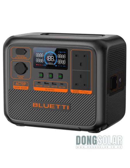 BLUETTI AC70P Portable Power Station | 1000W 864Wh