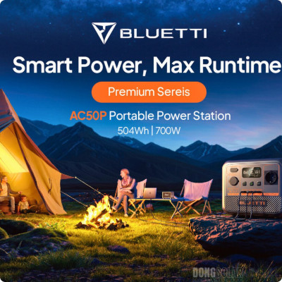 Bluetti 700W Powerstation AC50P 504Wh (Surge 1200W)