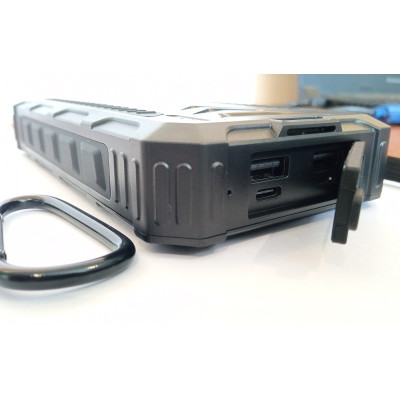 36000mAh Qi Solar Powerbank 18w BLACK