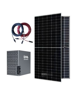 2KwH VESTWOODS portable Power Station with 595w Solar Panel