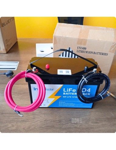 12V InfiniSolar  LiFePO4 Battery 12.8V 100Ah 1280wH INF-LFS-12100