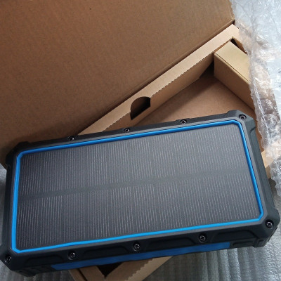 36000mAh Qi Solar Powerbank 18w BLUE