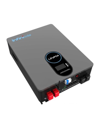 3.6kW InfiniSolar Hybrid Inverter & 2.56kWh LiFePO4 Lithium Battery Bundle