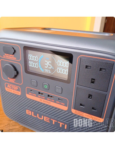BLUETTI AC70P Portable Power Station | 1000W 864Wh