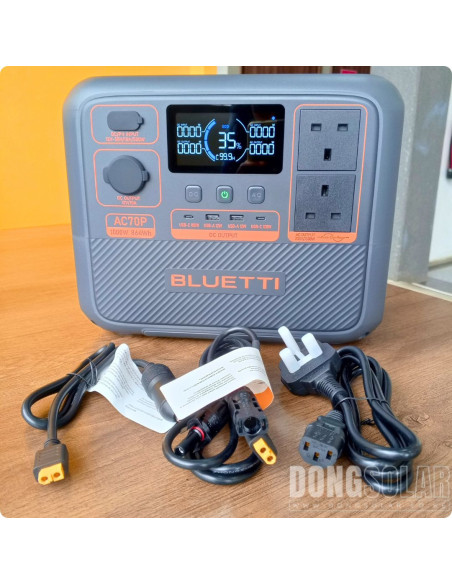 BLUETTI AC70P Portable Power Station | 1000W 864Wh