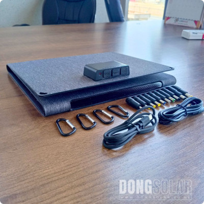 30W 12V Foldable Mono Solar Panel Portable USB Battery Charger ETFE