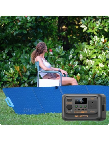 BLUETTI Premium 30 V2 Solar Generator Bundle | 600W 320Wh Portable Power Station + PV200 200W Foldable Solar Panel