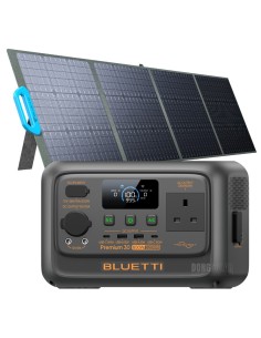 BLUETTI Premium 30 V2 Solar Bundle | 600W 320Wh Portable Power Station + 200W Foldable Solar Panel